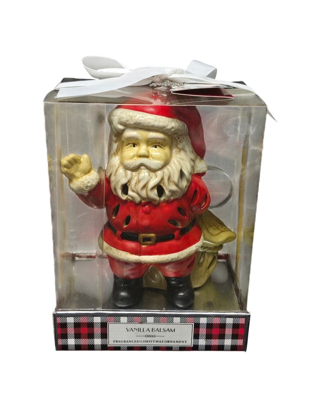 Vanilla Balsam Santa Fragranced Christmas Ornament